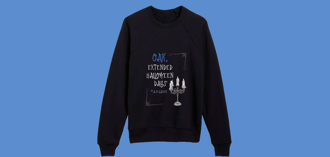 OAK, Extended Halloween Days Kids Crewneck 