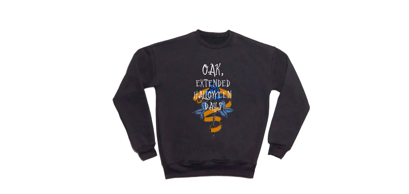 OAK, Extended Halloween Days Crewneck Sweatshirt 